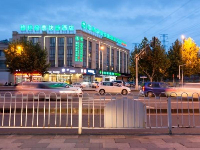 Greentree Inn Shanghai Minhang District Beiqiao Subway Station Express Hotel Xangai Exterior foto