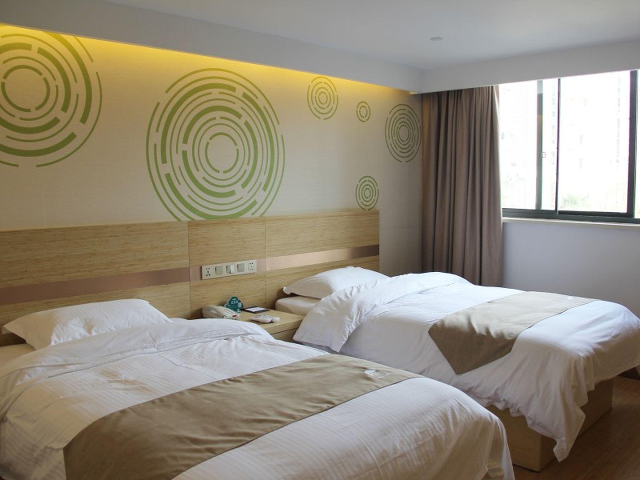 Greentree Inn Shanghai Minhang District Beiqiao Subway Station Express Hotel Xangai Exterior foto