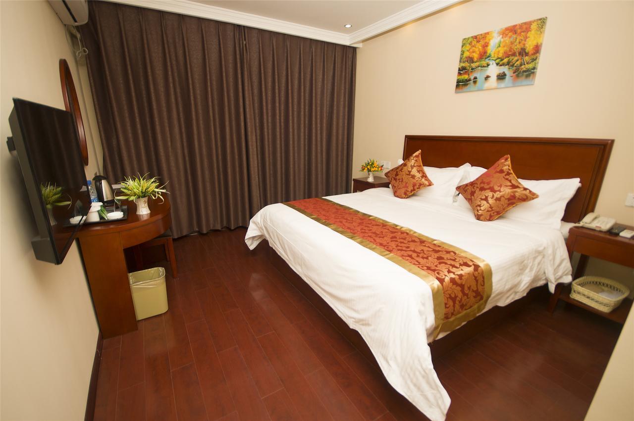 Greentree Inn Shanghai Minhang District Beiqiao Subway Station Express Hotel Xangai Exterior foto