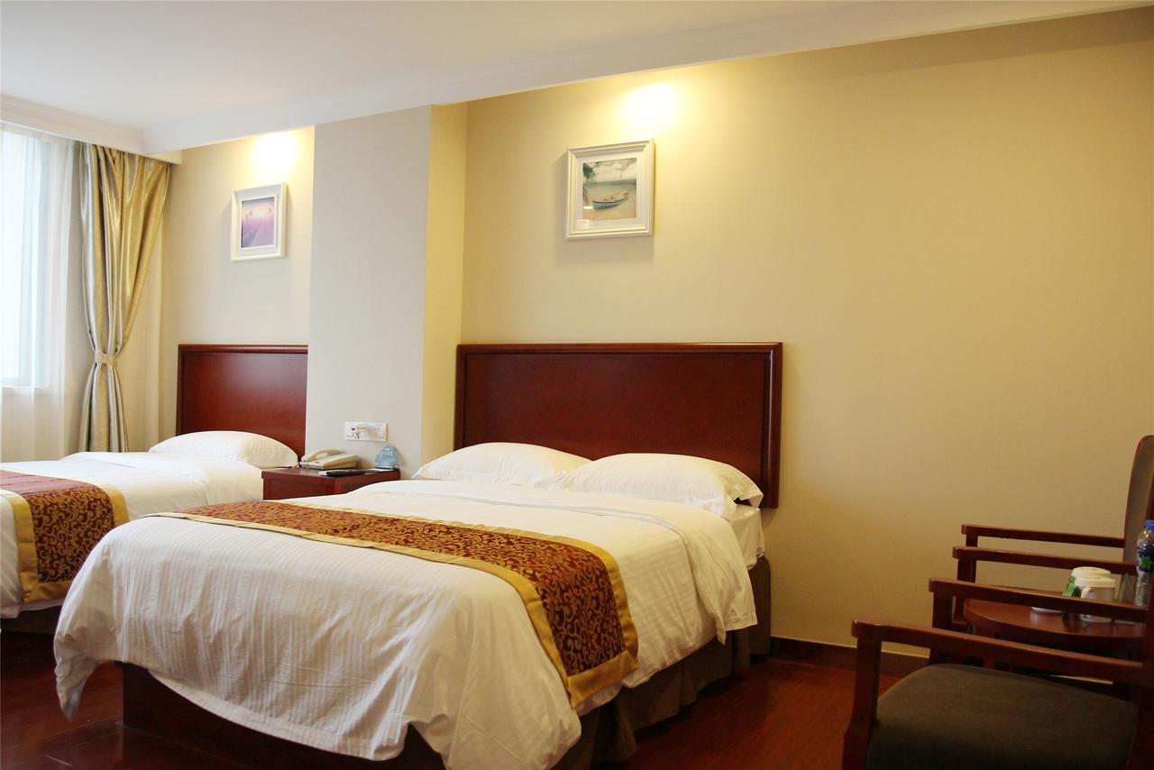 Greentree Inn Shanghai Minhang District Beiqiao Subway Station Express Hotel Xangai Exterior foto